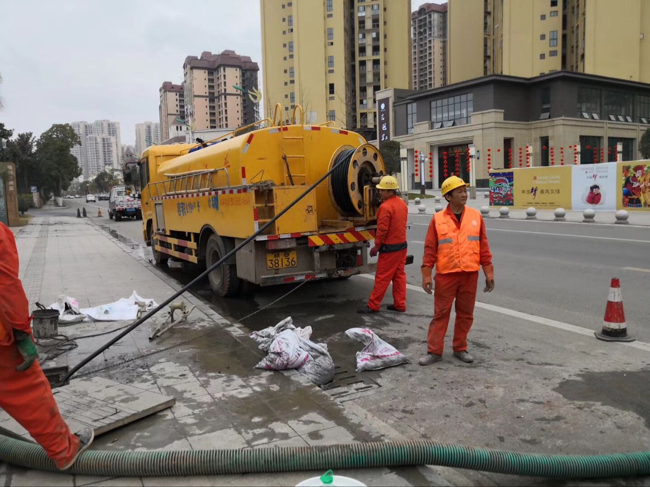 徐水排污管道清淤-管道清洗